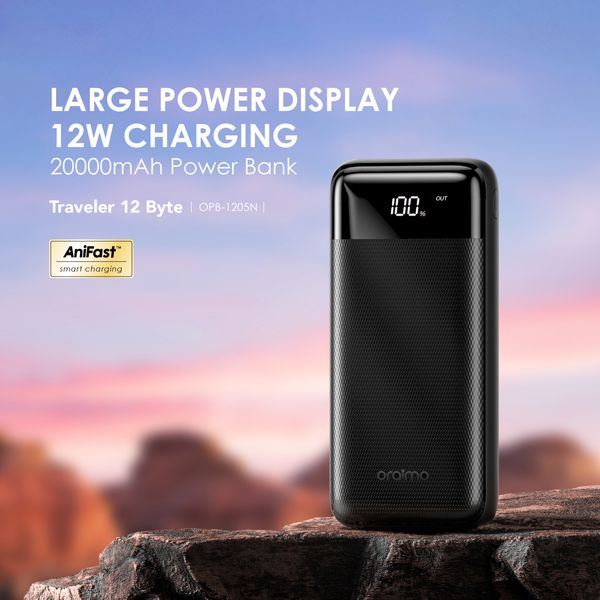 Oraimo Traveler 12 Byte 20000mAh 12W Power Bank OPB-1205N