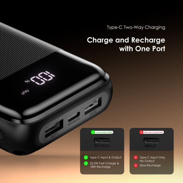 Oraimo Traveler 12 Byte 20000mAh 12W Power Bank OPB-1205N