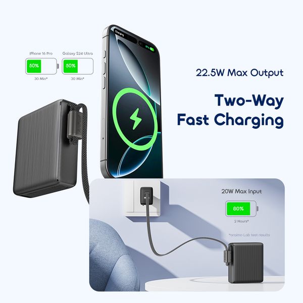 Oraimo PowerNova L11 10000mAh 22.5W Power Bank OPB-7103C