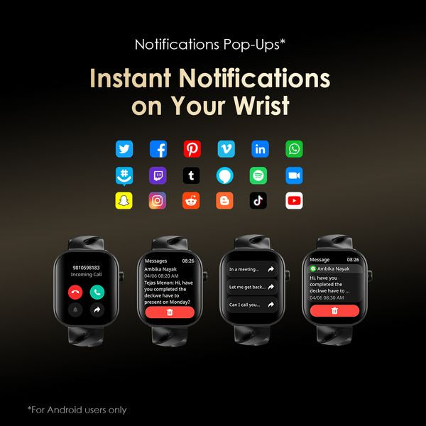 Oraimo Watch Pro AM 1.85" AMOLED IP68 Smart Watch OSW-811H