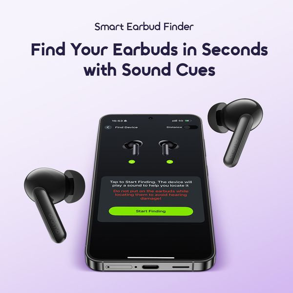 Oraimo SpaceBuds Lite V5.4 IPX4 Wireless Earbuds OTW-324-SPEEDBLACK