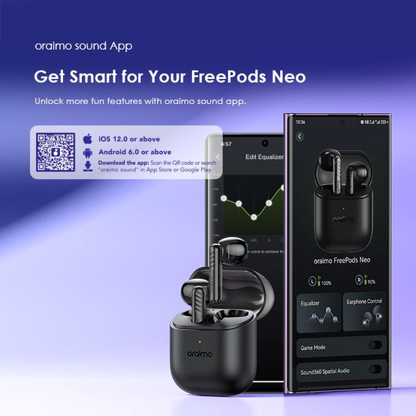 Oraimo FreePods Neo Half-In-Ear Earbuds OTW-330S