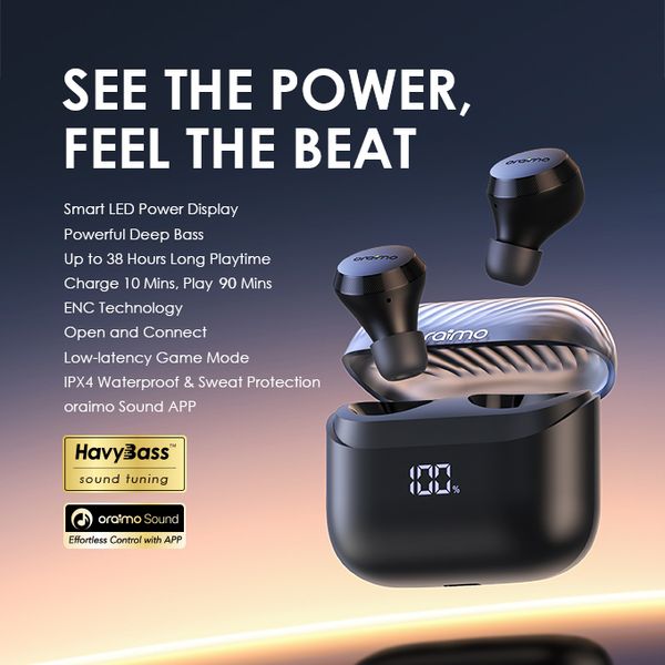 Oraimo AirBuds 4 ENC True Wireless Earbuds OTW-340
