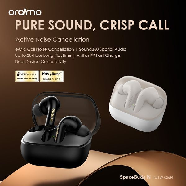 Oraimo SpaceBuds N ANC Wireless Earbuds OTW-626N