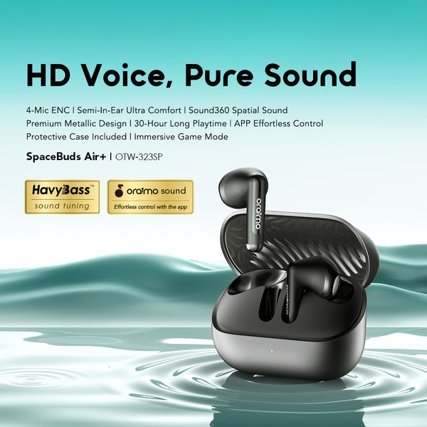 Oraimo SpaceBuds Air+ Semi-In-Ear Earbuds OTW-323SP
