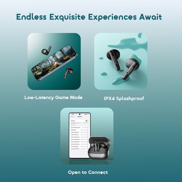 Oraimo SpaceBuds Air+ Semi-In-Ear Earbuds OTW-323SP