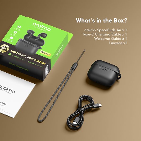 Oraimo SpaceBuds Air True Wireless Earbuds OTW-324S