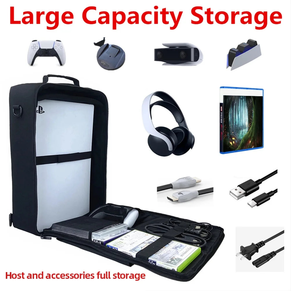 PS5 Hard Shell Travel Carrying Case Bag