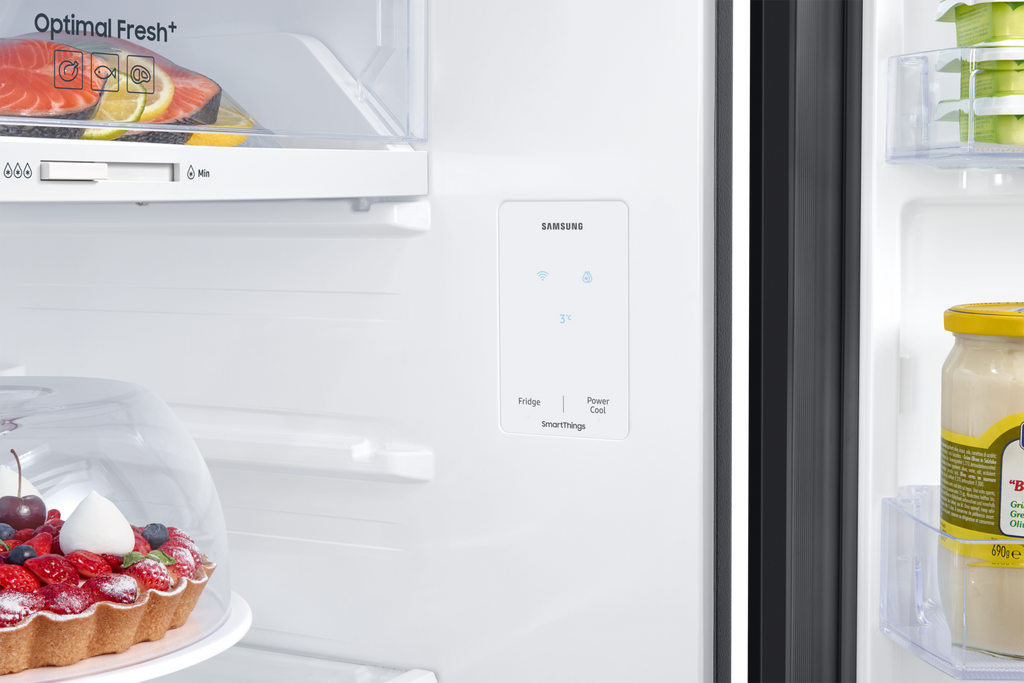 Samsung RT35CB56218AUT 12.3 cu. ft. Top Mount Freezer Refrigerator Clean White / Clean Navy