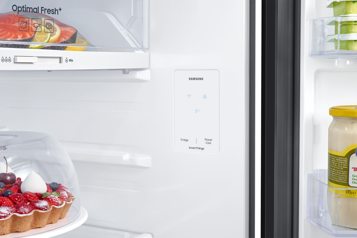 Samsung RT35CB56218AUT 12.3 cu. ft. Top Mount Freezer Refrigerator Clean White / Clean Navy