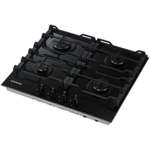 Samsung NA64N7100AB/SG 23.2 in. Built-In Gas Hob Black Glass