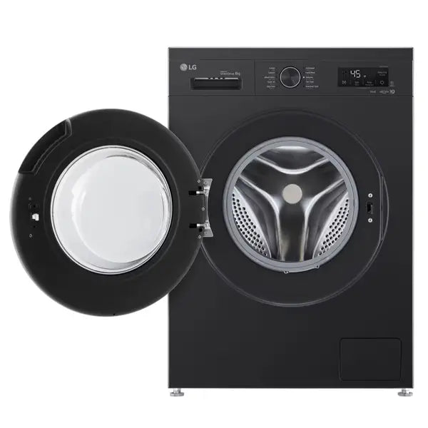 LG F4Y2TYG6X 17.6 lb Front Load Washing Machine Black