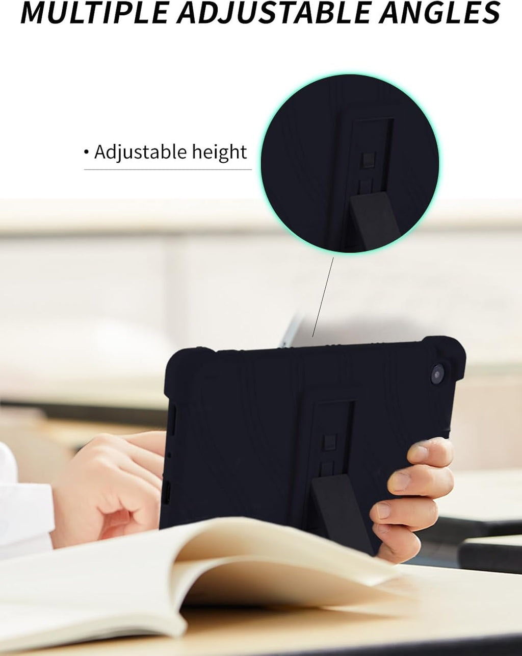 Samsung Galaxy Tab A11 8.7 Inch Silicone Kickstand Case