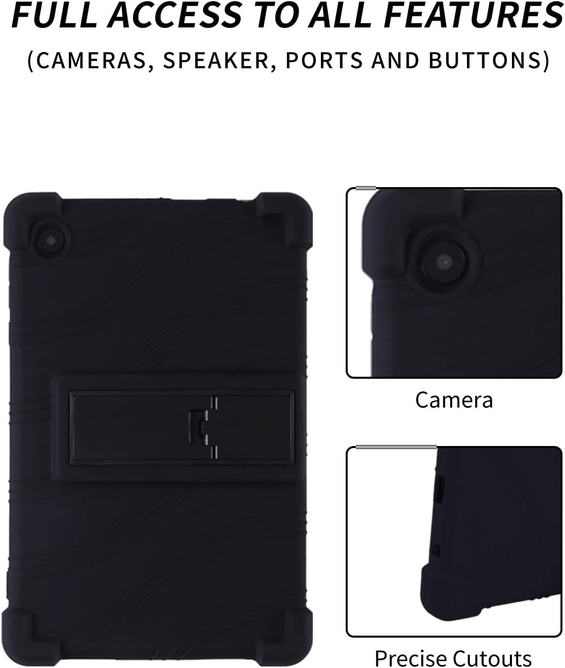 Samsung Galaxy Tab A11 8.7 Inch Silicone Kickstand Case