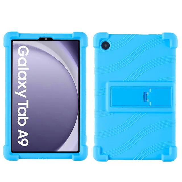 Silicone Kickstand Case for Samsung Galaxy Tab A9 8.7 Inch