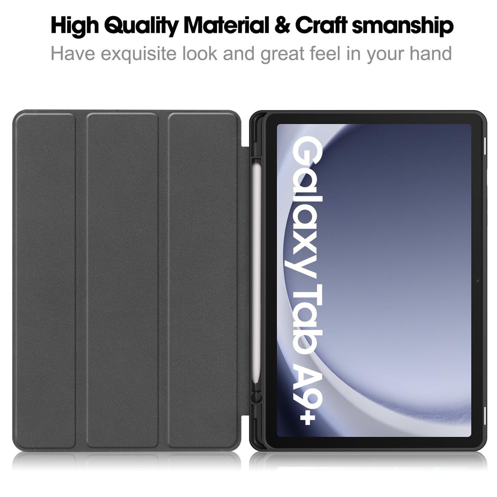 Samsung Galaxy Tab A9 Plus 11" Tri-Fold Case with Pen Slot Holder