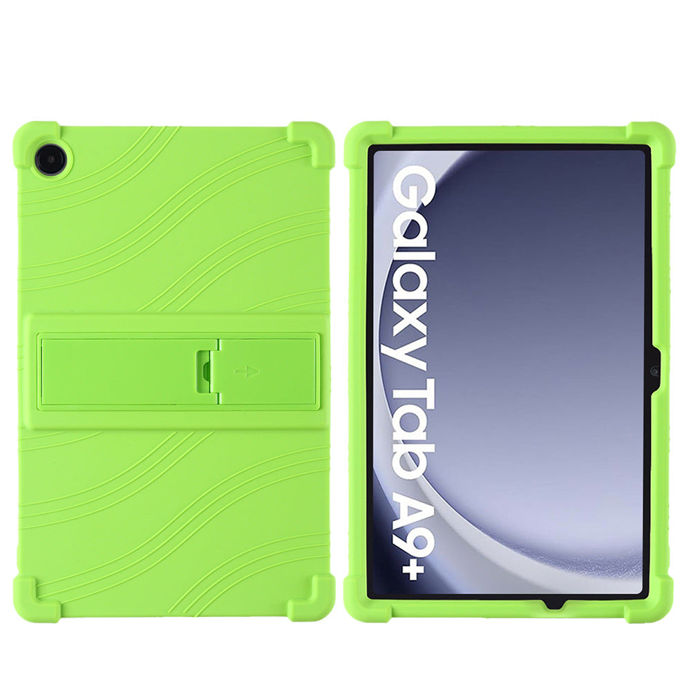 Samsung Galaxy Tab A9 Plus 11 Inch Silicone Kickstand Case