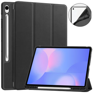 Samsung Galaxy Tab S10 FE Plus Flip Trifold Tablet Cover Case with Pen Slot Holder