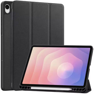 Samsung Galaxy Tab S11 Flip Trifold Tablet Cover Case with Pen Slot Holder