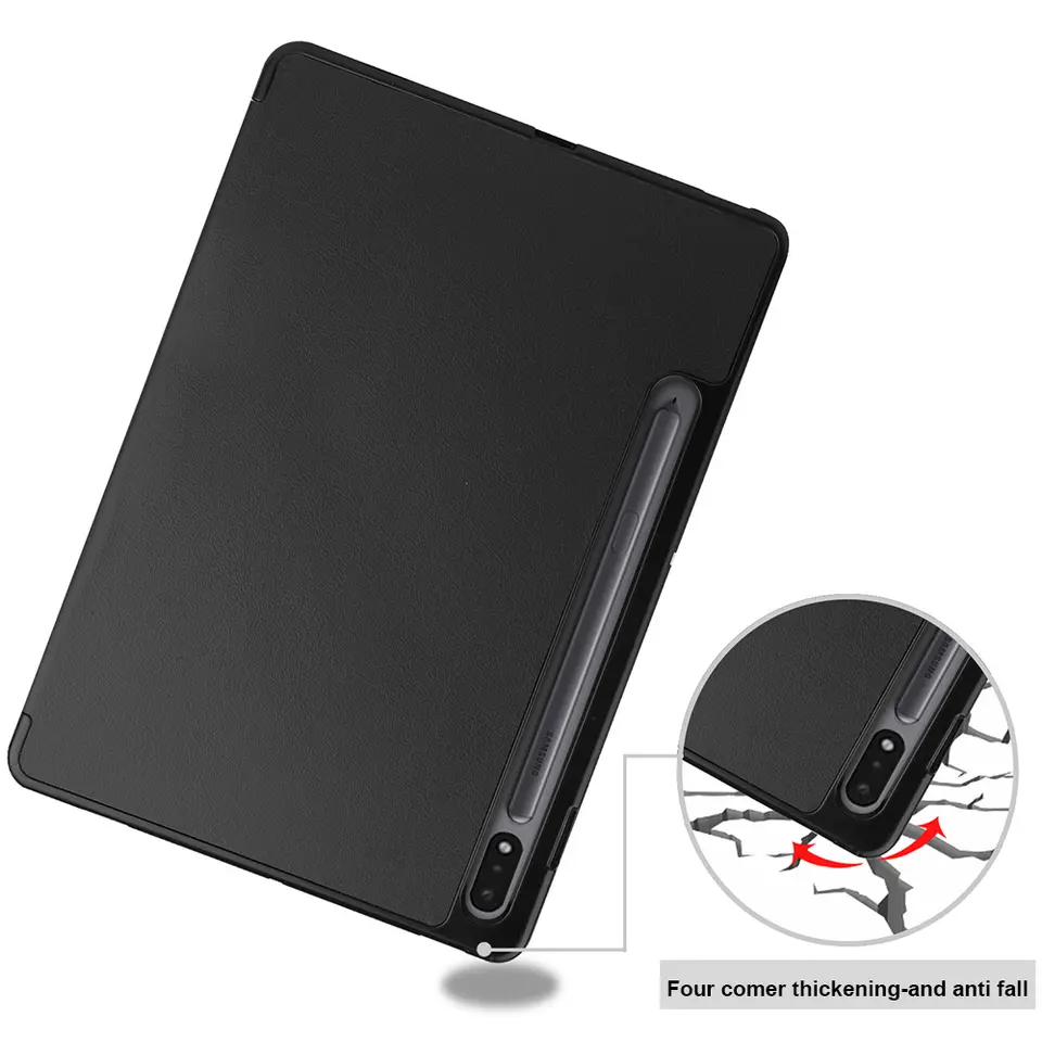 Samsung Galaxy Tab S9 FE Flip Trifold Tablet Cover Case with Pen Slot Holder
