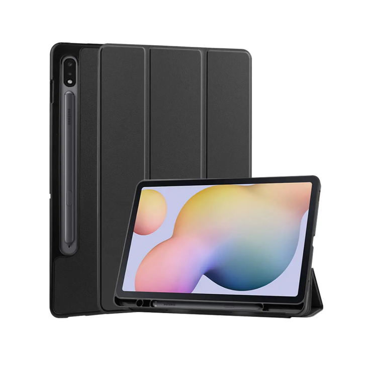 Samsung Galaxy Tab S9 FE Flip Trifold Tablet Cover Case with Pen Slot Holder