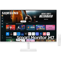 Samsung M70D 32-inch 4K Smart Monitor with Streaming TV - White