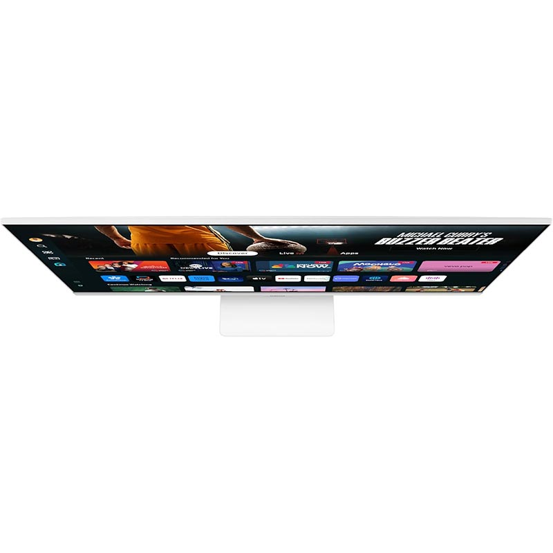 Samsung M70D 32-inch 4K Smart Monitor with Streaming TV - White