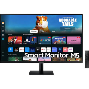 Samsung Smart Monitor M5 27-inch Full HD VA Monitor with Wi-Fi and Bluetooth