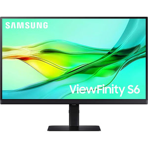 Samsung ViewFinity S6 27-inch QHD 100Hz Monitor with USB-C Hub and KVM Switch