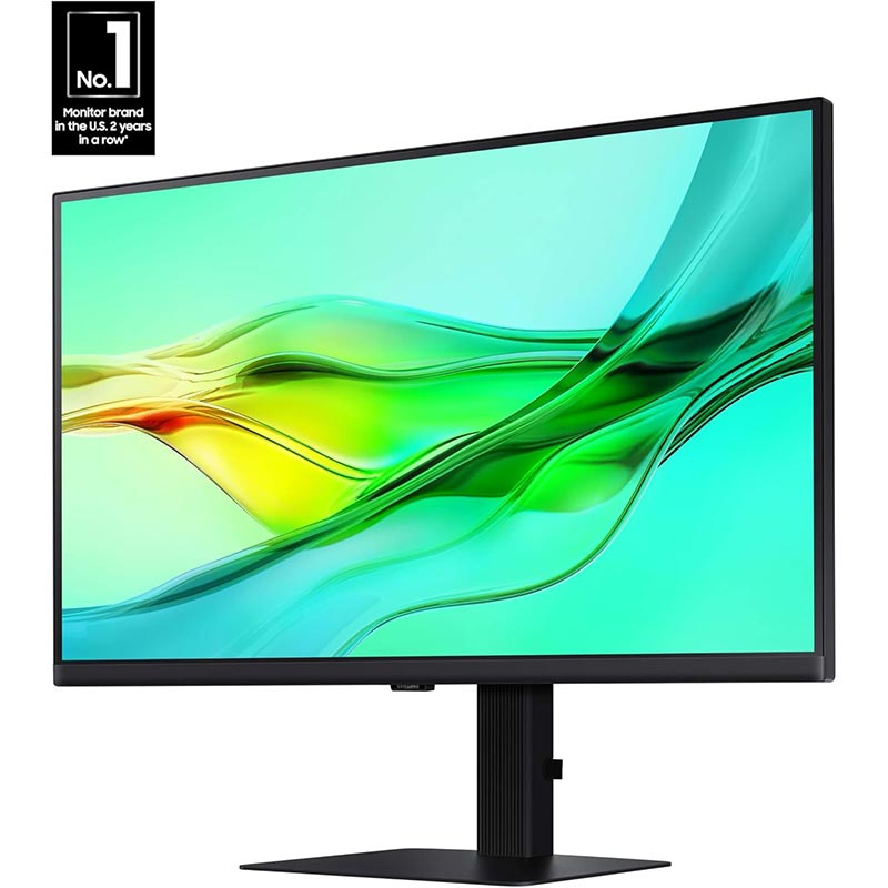 Samsung ViewFinity S6 27-inch QHD 100Hz Monitor with USB-C Hub and KVM Switch