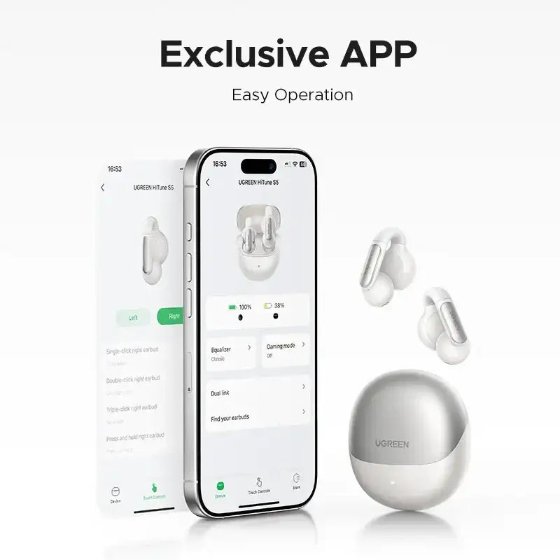 UGREEN HiTune S5 WS210 45761 Open-Ear Wireless Earbuds White