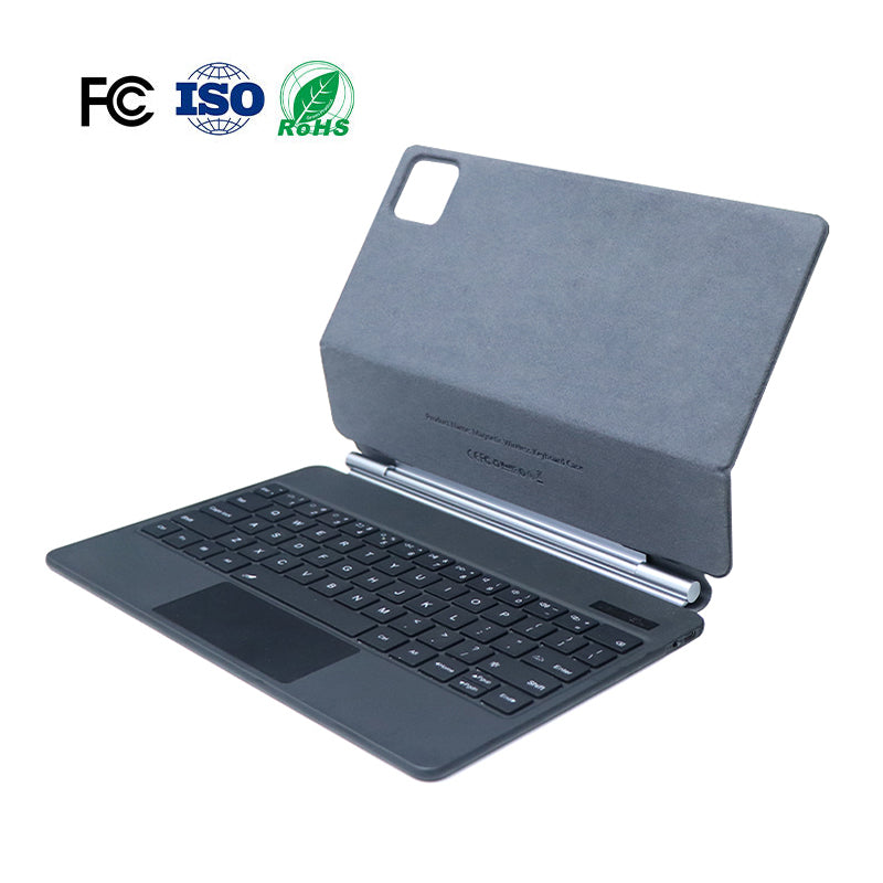 Smart Magnetic Magic Keyboard Case for iPad Pro 11 M4/M5 with Touchpad RGB Backlit