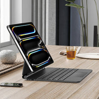 Smart Tablet Wireless Magnetic Magic Keyboard Case for iPad Pro 13 M4/M5 with Touchpad Illuminated RGB Backlit