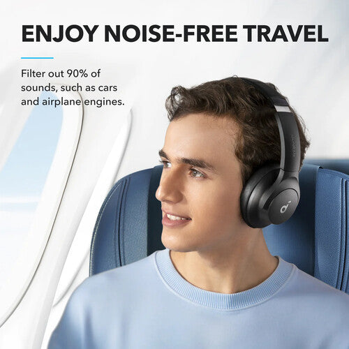 Soundcore by Anker Q20i Wireless Hybrid Noise Cancelling Over-Ear Headphones A3004H12 Black