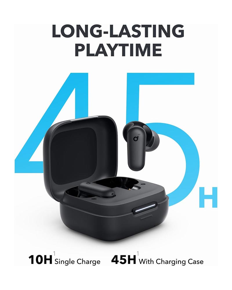 Soundcore by Anker R50i NC True Wireless Noise-Cancelling Earbuds A3959H11 Black