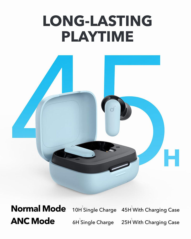 Soundcore by Anker R50i NC True Wireless Noise-Canceling Earbuds A3959H31 Blue