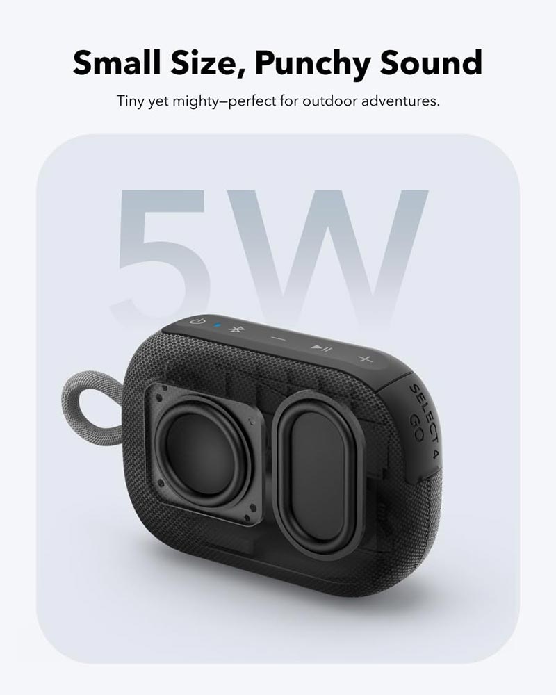 Soundcore by Anker Select 4 Go 5W Bluetooth Speaker A31X1111 Black