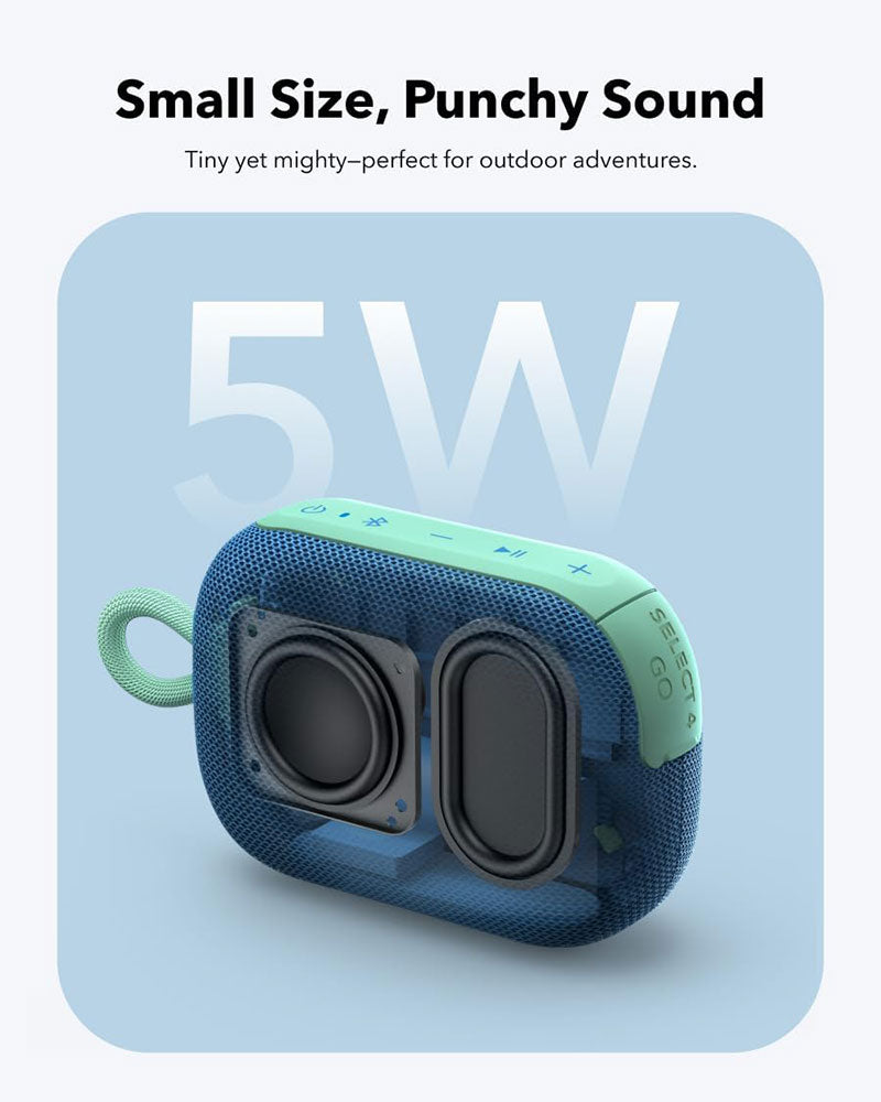 Soundcore by Anker Select 4 Go 5W Bluetooth Speaker A31X1132 Blue