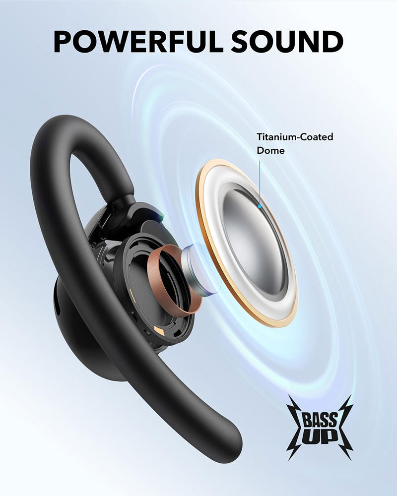 Soundcore by Anker V20i Open-Ear Wireless Earbuds A3876H11 Black