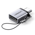 UGREEN US270 50283 USB-C to USB 3.0 OTG Adapter Cable with Lanyard Space Gray