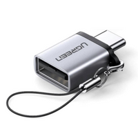 UGREEN US270 50283 USB-C to USB 3.0 OTG Adapter Cable with Lanyard Space Gray