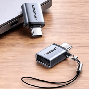 UGREEN US270 50283 USB-C to USB 3.0 OTG Adapter Cable with Lanyard Space Gray