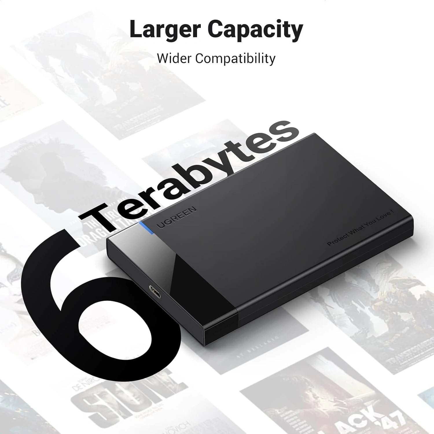 UGREEN US221 50743 2.5 Inch SATA Hard Drive Enclosure