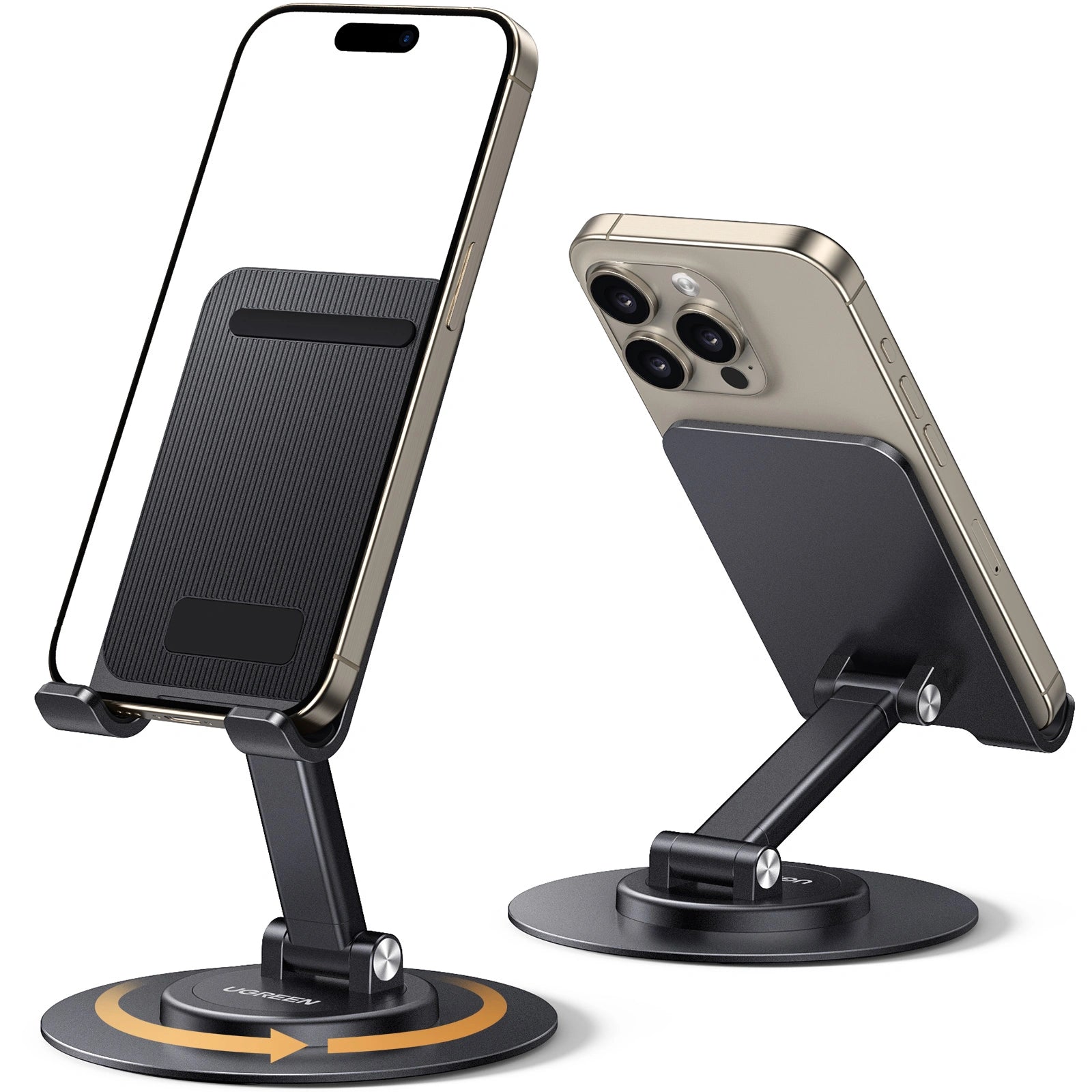 UGREEN LP805 360 Rotating And Folding Phone Stand Black 35152