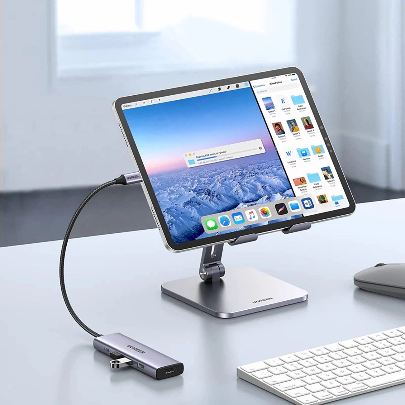 UGREEN CM511 15596 Revodok 5-in-1 USB-C Hub with 3xUSB-A 3.0 HDMI 4K@30Hz and 100W PD
