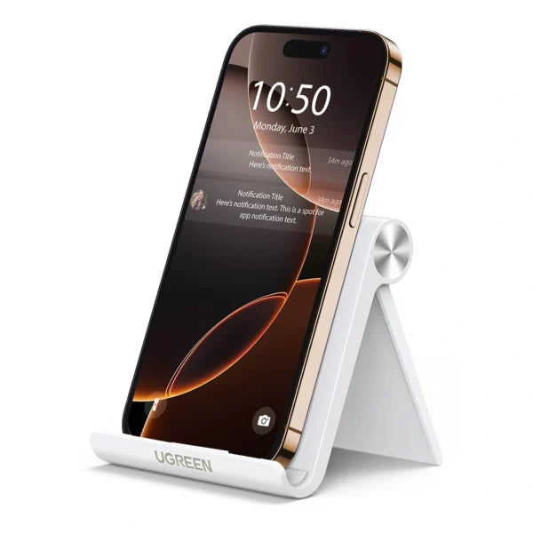 UGREEN LP106 30285 Portable Cell Phone Stand Holder White