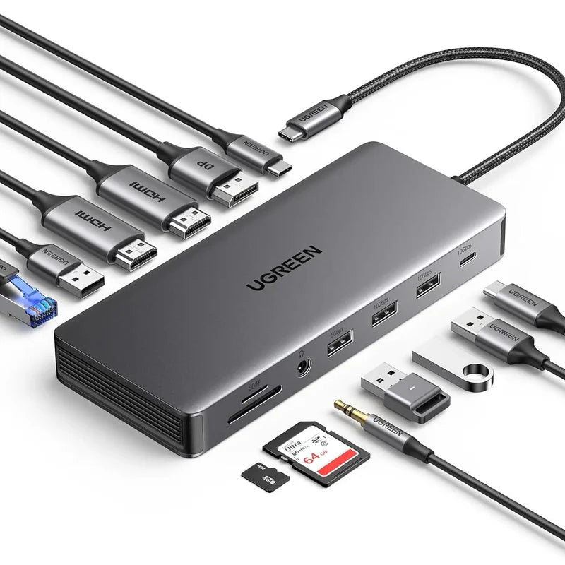 UGREEN CM681-15978 Revodok Pro 313 13-in-1 USB-C Docking Station