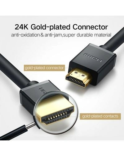 UGREEN HD104 10111 High Speed HDMI Cable with Ethernet 49.2 ft 4K 30Hz 3D Black