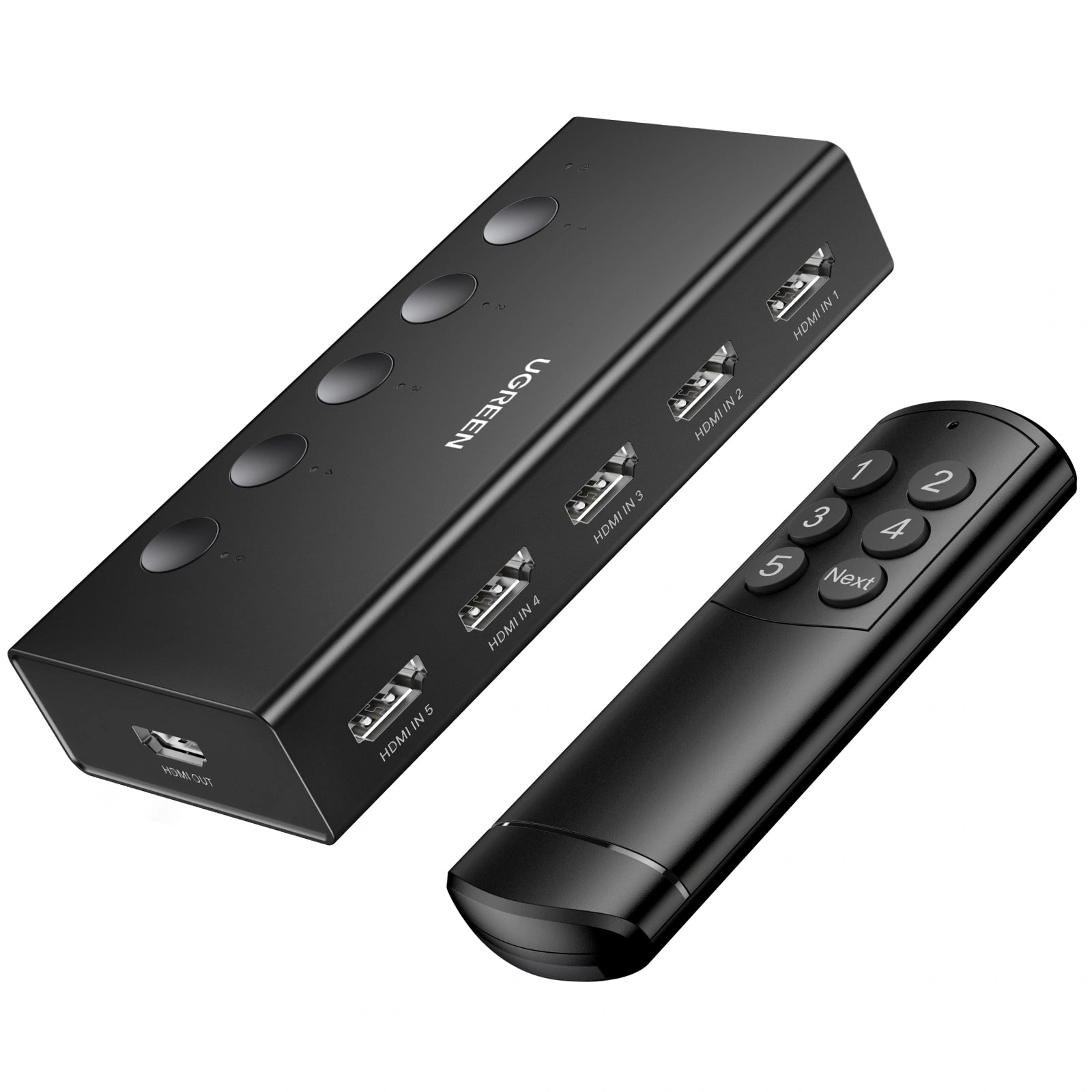 UGREEN CM568 90512 HDMI Switch 5-In 1-Out 4K 60Hz Switcher