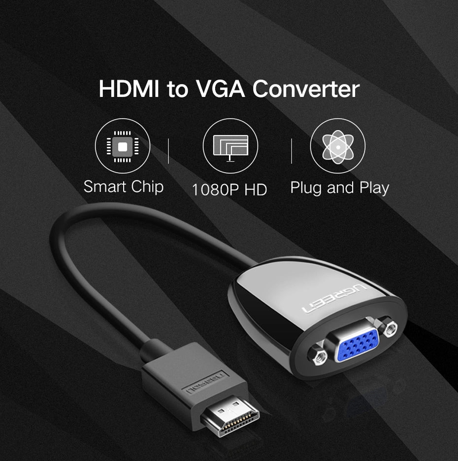 UGREEN MM105 40253 HDMI to VGA Converter 1080p